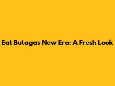 Eat Bulaga's New Era: A Fresh Look