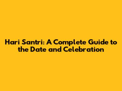 Hari Santri: A Complete Guide to the Date and Celebration